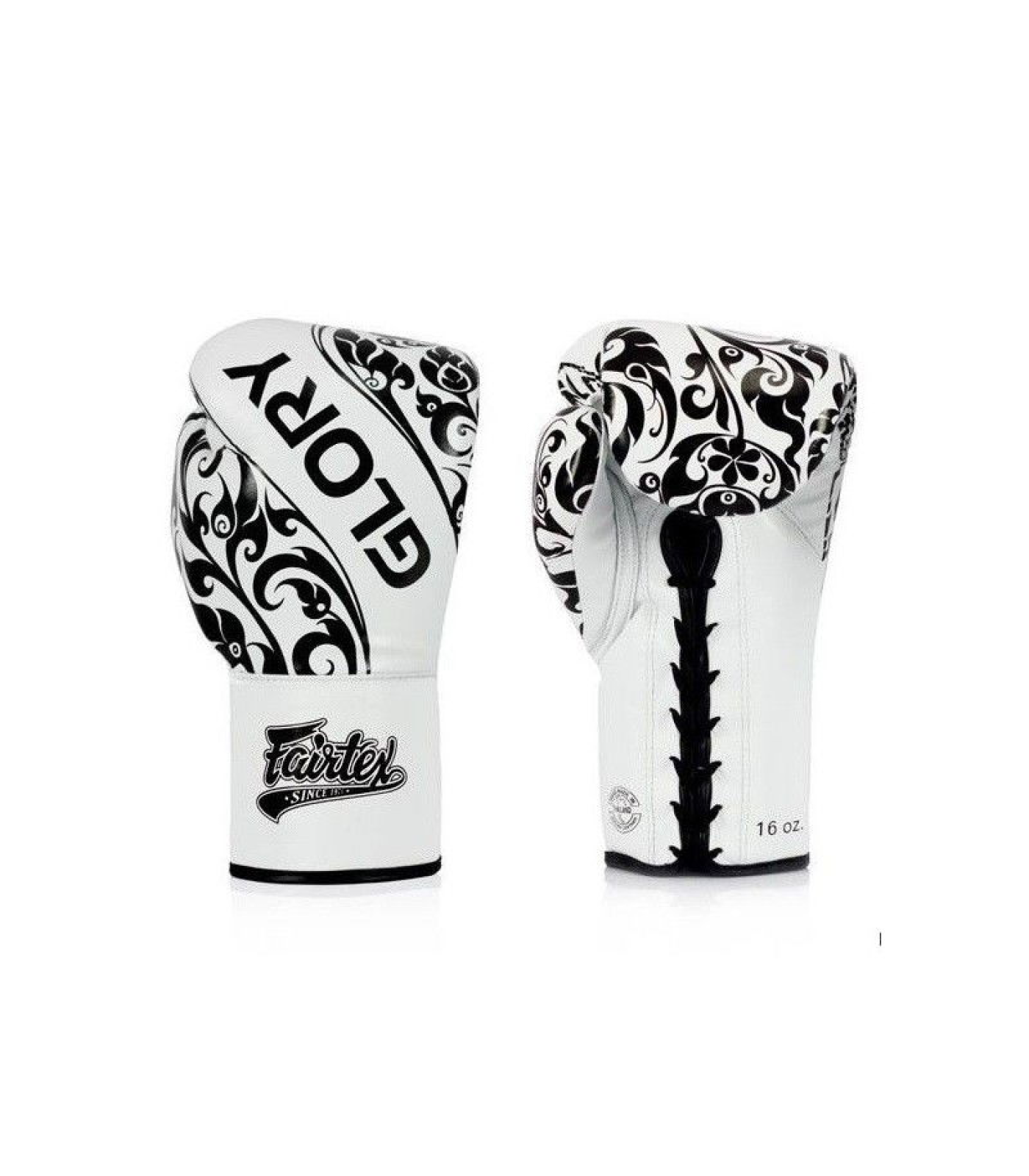 Боксови Ръкавици с връзки - Fairtex Glory - BGLG2 - White